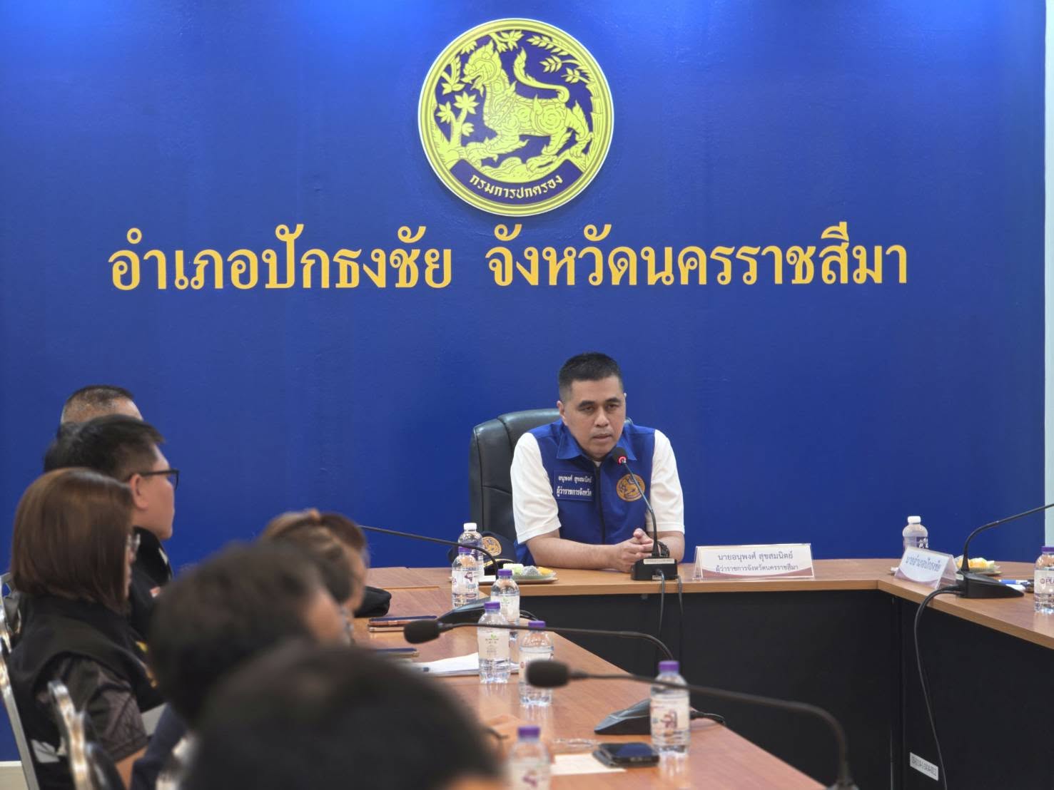 พช.ปักธงชัย ร่วมต้อนรับ ผู้ว่าราชการจังหวัดนครราชสีมา ตรวจเยี่ยมศูนย์ฟื้นฟูสภาพทางสังคมฯ และ Kick Off กิจกรรม “โคราช สุขภาพดี” ส่งเสริมการออกกำลังกายสะสมแคลอรี่ (Calories Credit 